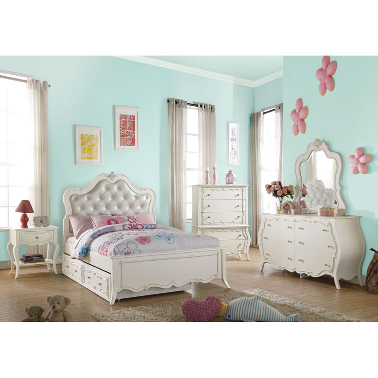 Harriet Bee Erskine Solid Wood Platforms Bed with Trundle by Harriet